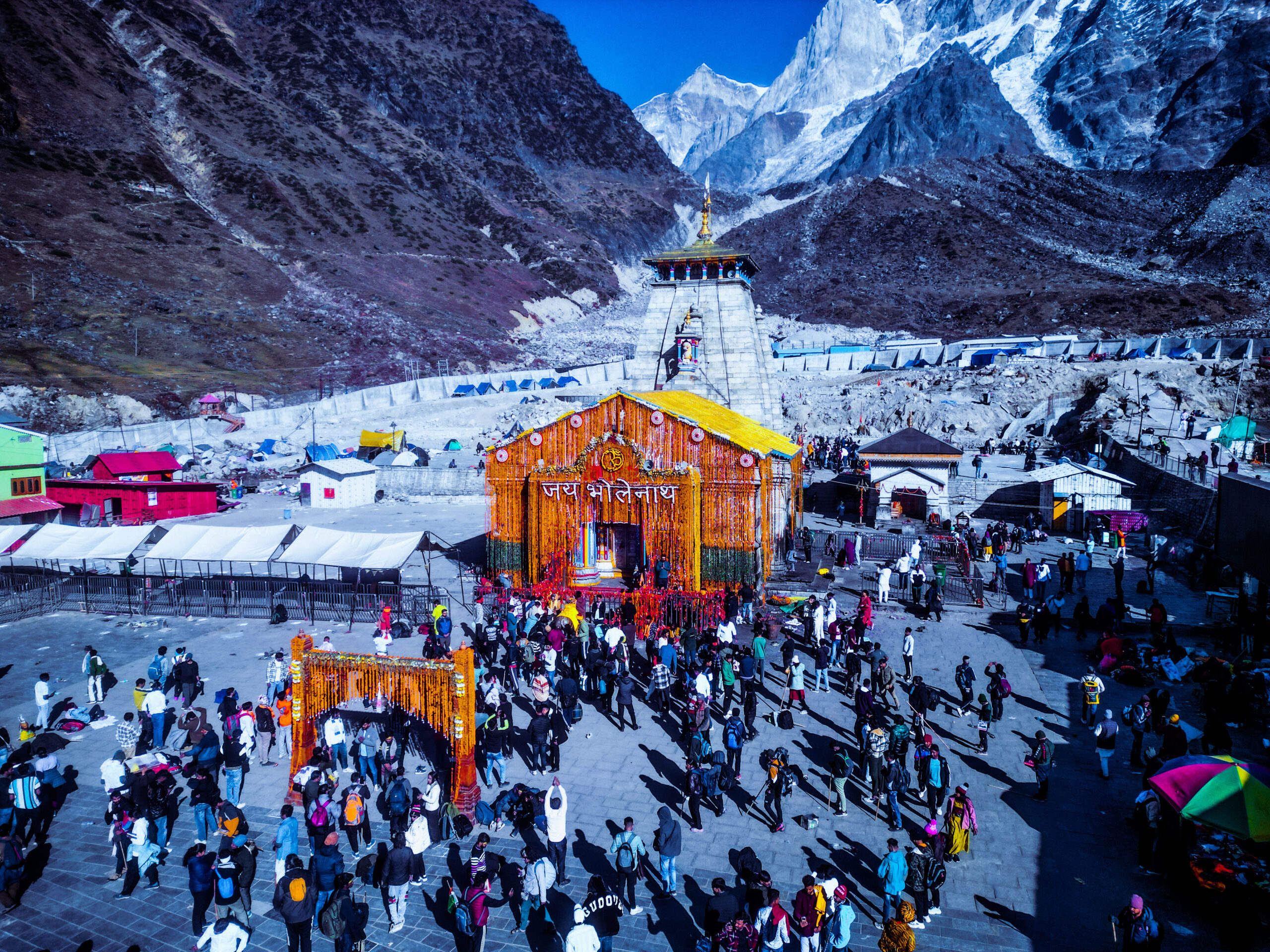 Kedarnath Temple in Uttarakhand India - Scenic Himalayan View